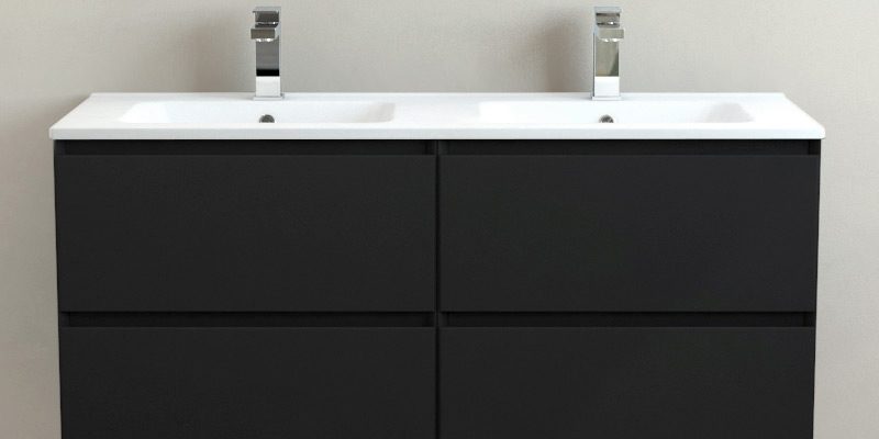 meuble-double-vasque-ceramique-120-cm-noir-mat-one